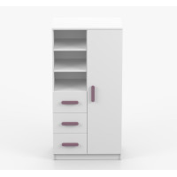 Regál SMYK - biely (viac variant)