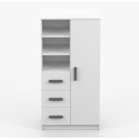 Regál SMYK - biely (viac variant)