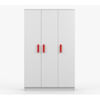 Šatníková skriňa SMYK 120 - biela (viac variant)