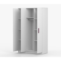 Šatníková skriňa SMYK 120 - biela (viac variant)