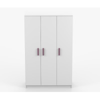 Šatníková skriňa SMYK 120 - biela (viac variant)