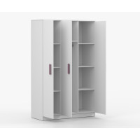 Šatníková skriňa SMYK 120 - biela (viac variant)