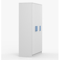 Šatníková skriňa SMYK 120 - biela (viac variant)