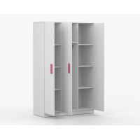 Šatníková skriňa SMYK 120 - biela (viac variant)