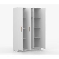 Šatníková skriňa SMYK 120 - biela (viac variant)