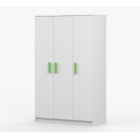 Šatníková skriňa SMYK 120 - biela (viac variant)