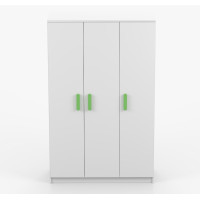 Šatníková skriňa SMYK 120 - biela (viac variant)