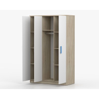 Šatníková skriňa SMYK 120 - dub sonoma/biela (viac variant)