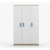 Šatníková skriňa SMYK 120 - dub sonoma/biela (viac variant)
