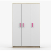 Šatníková skriňa SMYK 120 - dub sonoma/biela (viac variant)