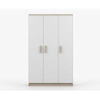 Šatníková skriňa SMYK 120 - dub sonoma/biela (viac variant)