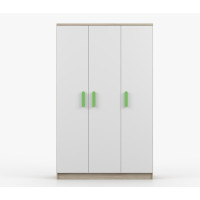 Šatníková skriňa SMYK 120 - dub sonoma/biela (viac variant)