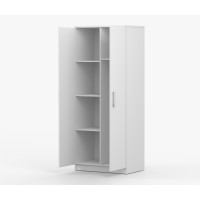 Šatníková skriňa SMYK 80 - biela (viac variant)