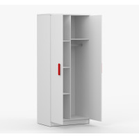 Šatníková skriňa SMYK 80 - biela (viac variant)