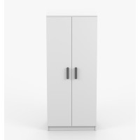 Šatníková skriňa SMYK 80 - biela (viac variant)