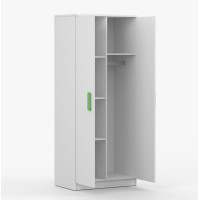 Šatníková skriňa SMYK 80 - biela (viac variant)