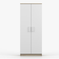 Šatníková skriňa SMYK 80 - dub sonoma/biela (viac variant)