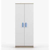 Šatníková skriňa SMYK 80 - dub sonoma/biela (viac variant)