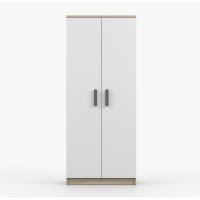 Šatníková skriňa SMYK 80 - dub sonoma/biela (viac variant)