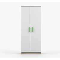 Šatníková skriňa SMYK 80 - dub sonoma/biela (viac variant)