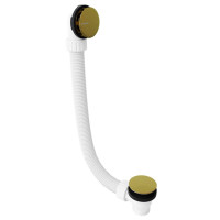 Polysan Vaňová súprava bez napúšťania, click-clack, dĺžka 1200mm, zátka 72mm, zlato mat 71858.91