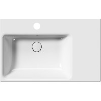 GSI NUBES keramické umývadlo 80x50cm, s odkladacou plochou vpravo, biela ExtraGlaze 9629111