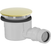 Polysan Vaničkový sifón, priemer 90mm, DN40, krytka zlato 17911G