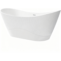 Voľne stojaca akrylátová vaňa Rea ATENA 170x73 cm - biela
