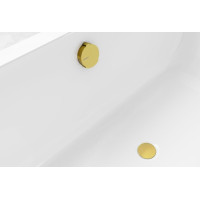 Polysan Vaňová súprava s napúšťaním, bovden, dĺžka 1200mm, zátka 72mm, zlato 71857.90