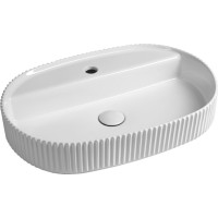 Isvea SINTESI keramické umývadlo na dosku, 60x40cm, biela 10SI65060