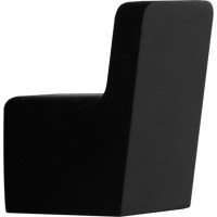 Aqualine Hranatý háčik, čierna mat UN82025B