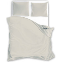 Posteľné obliečky FASHION - 220x200 cm - béžové - bavlnený satén
