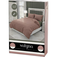 Posteľné obliečky FASHION - 220x200 cm - ružové - bavlnený satén