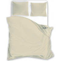 Bavlnené obliečky FASHION jednofarebné - béžové - 160x200 cm