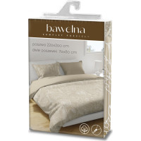 Bavlnené obliečky FASHION Lúčne kvety - béžové - 220x200 cm