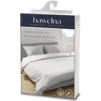 Bavlnené obliečky FASHION jednofarebné - biele - 220x200 cm