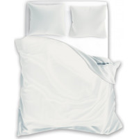 Bavlnené obliečky FASHION jednofarebné - biele - 220x200 cm
