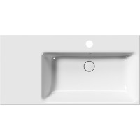 GSI NUBES keramické umývadlo 100x50cm, s odkladacou plochou vľavo, biela ExtraGlaze 9628111