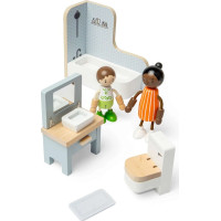 Bigjigs Toys Drevený nábytok do domčeka pre bábiky Kúpeľňa