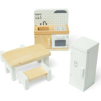 Bigjigs Toys Drevený nábytok do domčeka pre bábiky Kuchyňa