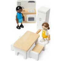 Bigjigs Toys Drevený nábytok do domčeka pre bábiky Kuchyňa