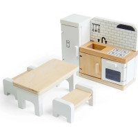 Bigjigs Toys Drevený nábytok do domčeka pre bábiky Kuchyňa