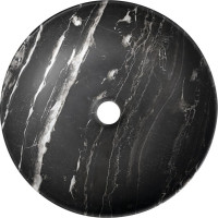 Sapho RONDEA keramické umývadlo na dosku Ø 41cm, carnico mramor AR445CM