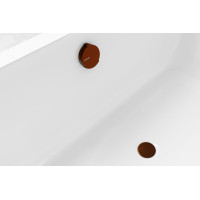 Polysan Vaňová súprava s napúšťaním, bovden, dĺžka 600mm, zátka 72mm, meď mat 71851.70