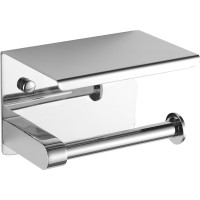Sapho Držiak toaletného papiera s poličkou, chróm UN1197C