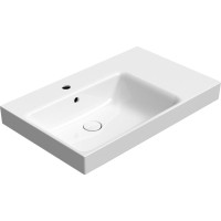 GSI NUBES keramické umývadlo 80x50cm, s odkladacou plochou vpravo, biela ExtraGlaze 9629111