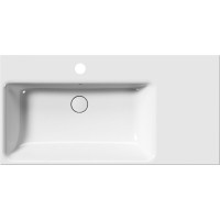 GSI NUBES keramické umývadlo 100x50cm, s odkladacou plochou vpravo, biela ExtraGlaze 9627111