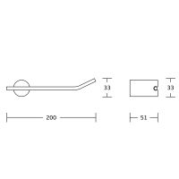 Aqualine Držiak toaletného papiera, chróm UN88233C