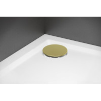 Polysan Vaničkový sifón, priemer 90mm, DN40, krytka zlato 17911G