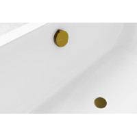 Polysan Vaňová súprava s napúšťaním, bovden, dĺžka 1000mm, zátka 72mm, zlato mat 71855.91